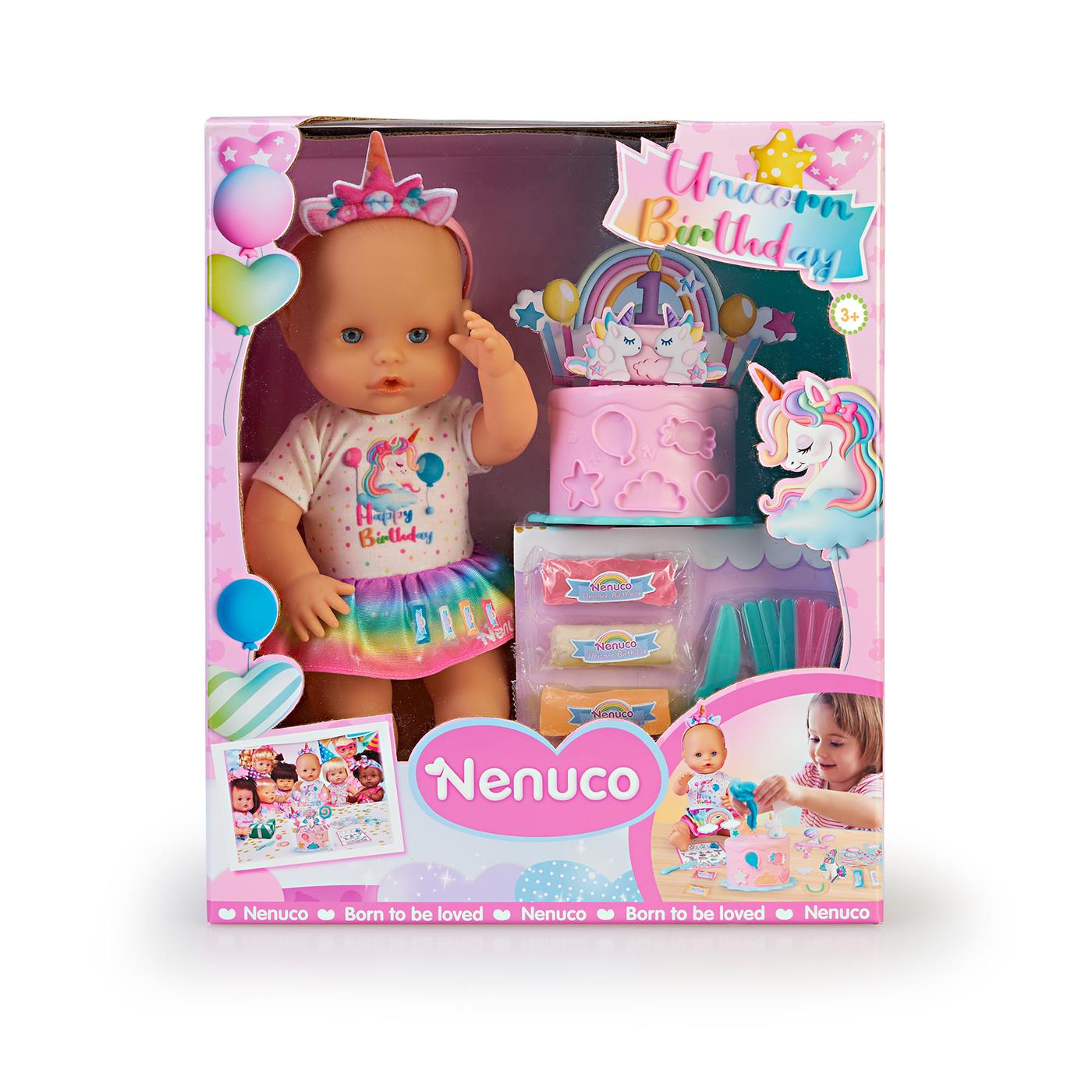 Nenuco Unicorn Birthday babypop 32cm